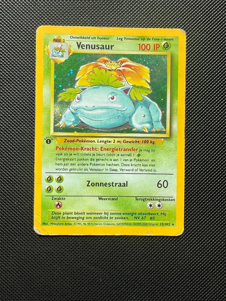 Venusaur First Edition Nederlandstalig, Ophalen, Gebruikt, Losse kaart