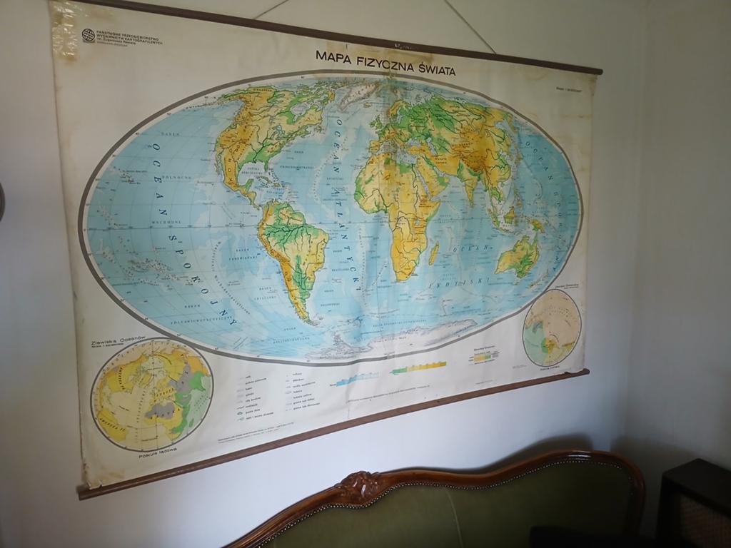 Poolse wereldkaart, Boeken, Ophalen