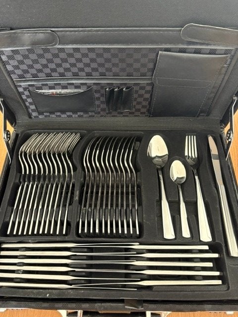 Luxe 68-delige bestekset voor 12 personen – NIEUW, Huis en Inrichting, Keuken | Bestek, Nieuw, Bestekset, Overige materialen, Ophalen