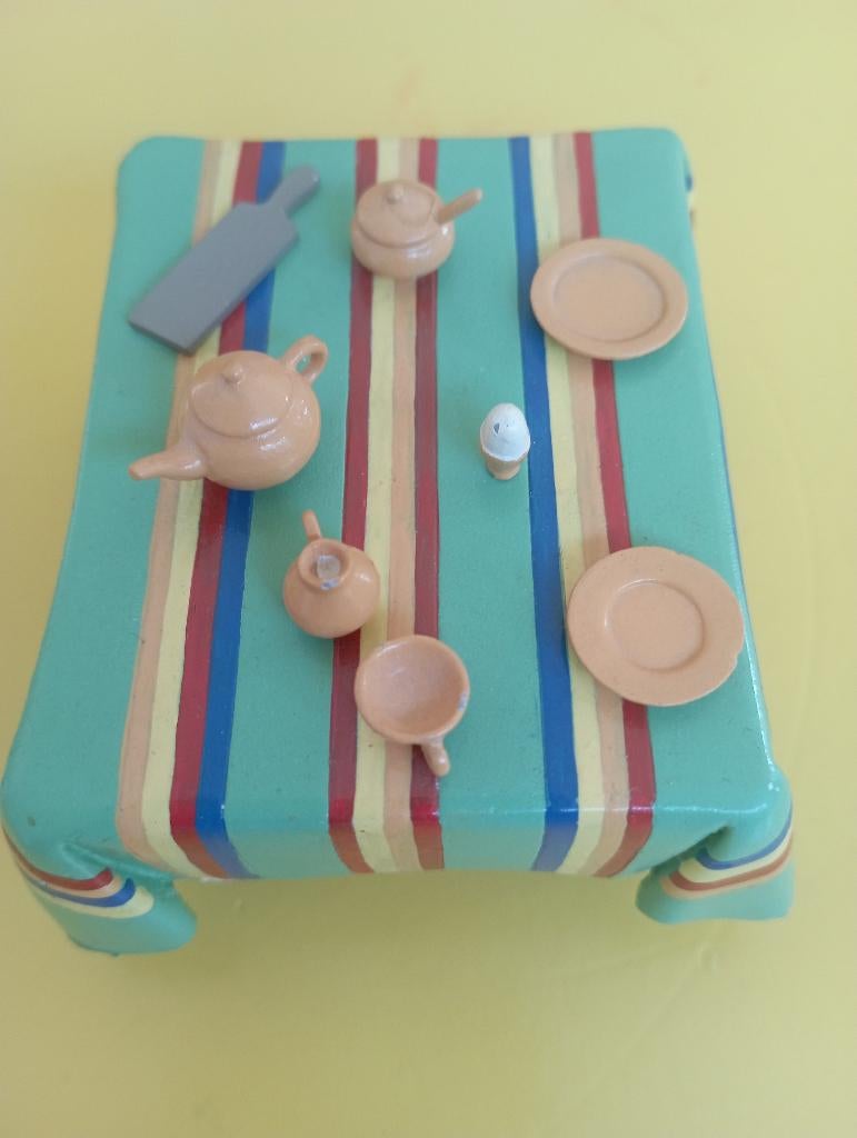 Objet scène pixi 46912 Tintin petit déjeuner tbe, Envoi, Utilisé, Fantasy