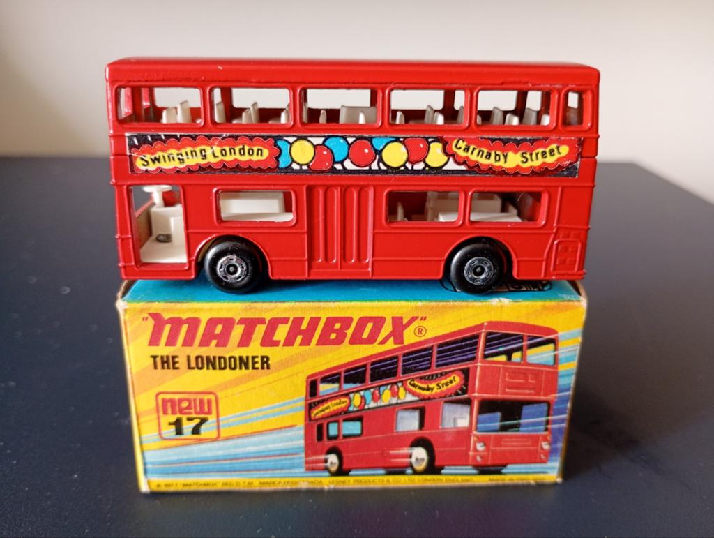 Lesney Matchbox Superfast #17 The Londoner Swinging London, Hobby & Loisirs créatifs, Voitures miniatures | 1:87, Enlèvement ou Envoi