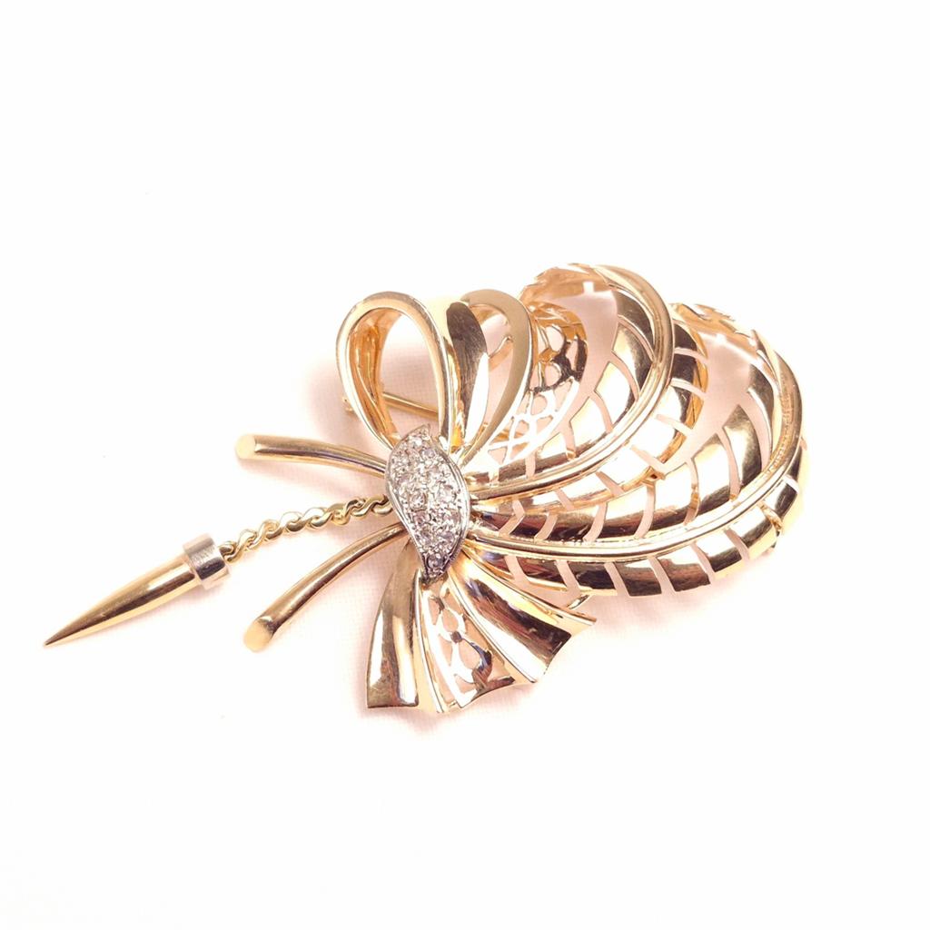 antieke18k broche, Handtassen en Accessoires, Broches, Ophalen, Goud, Goud