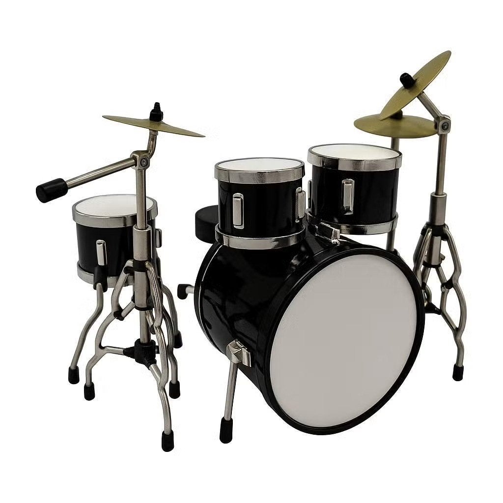 Baby mini  drumstel zwart 10 cm hoog - schaal ca. 1:10, Ophalen of Verzenden, Nieuw