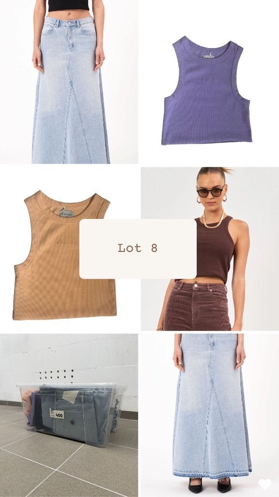 Set van 16 stuks van het merk, helemaal nieuw met labels, Kleding | Dames, Rokken, Ophalen, Blauw