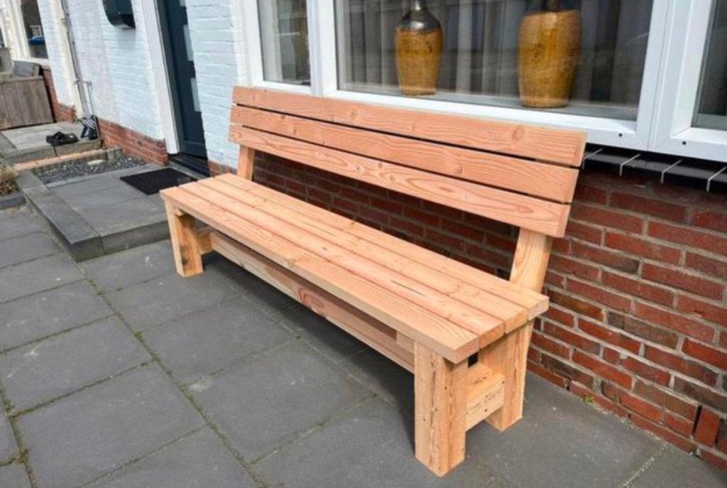 houten tuinbanken - nieuw en stevig, Jardin & Terrasse, Bancs de jardin, Enlèvement ou Envoi, Neuf, Bois