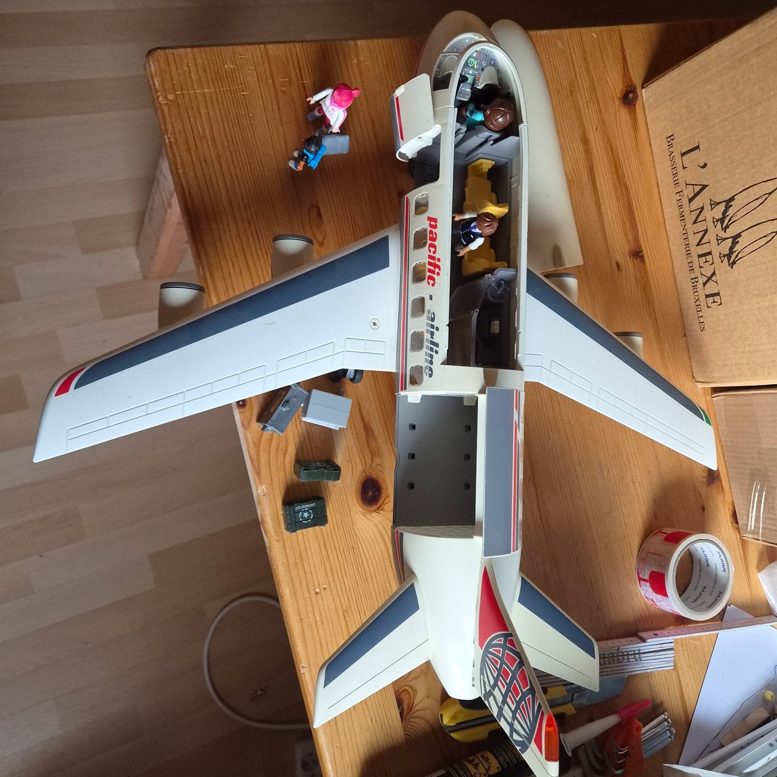 Avion cargo Playmobil 4310, Enlèvement ou Envoi, Fantasy, Kit complet, Utilisé