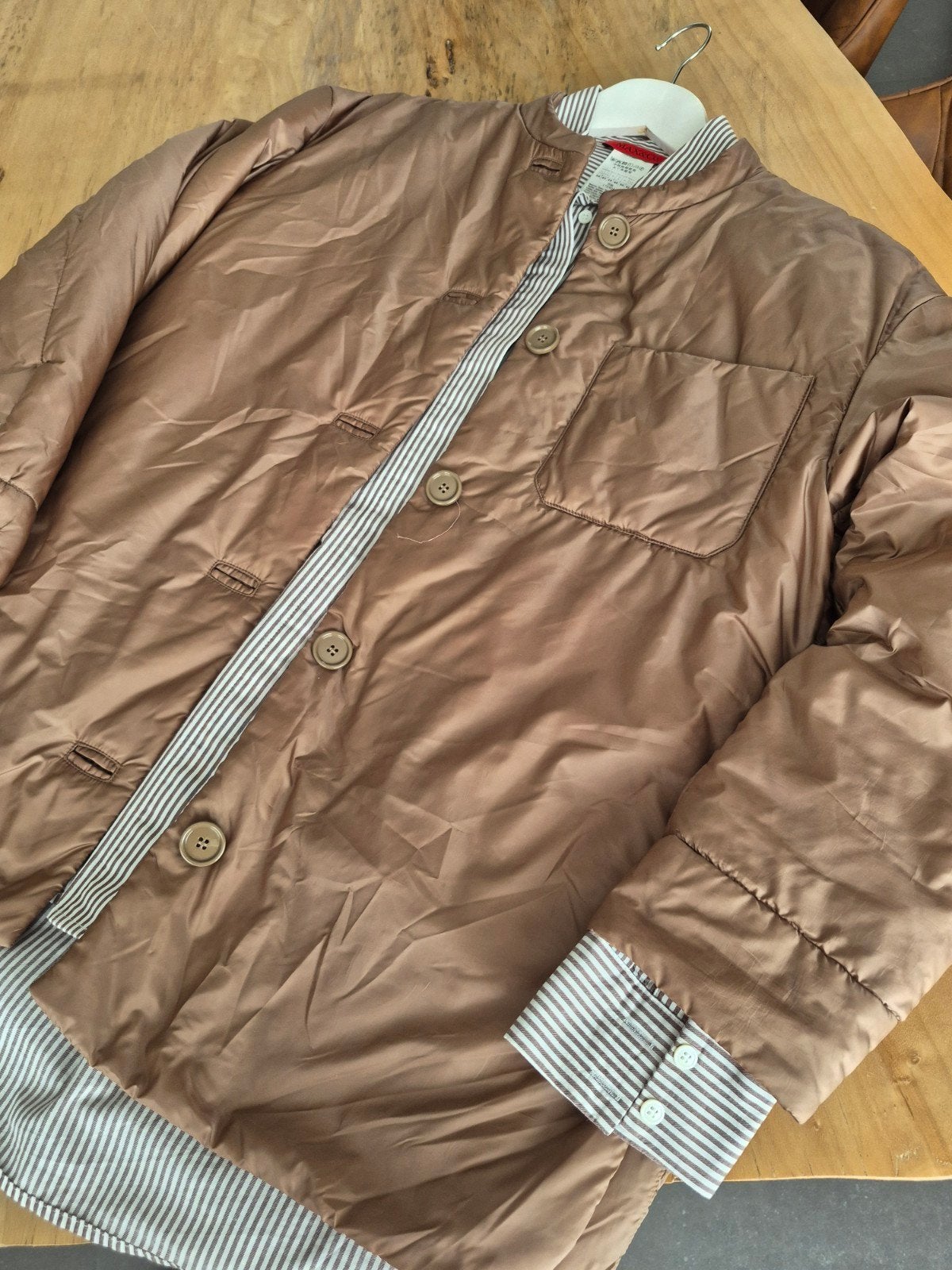 Zeer mooie jas in camelkleur Max Mara the cube, Kleding | Dames, Ophalen of Verzenden