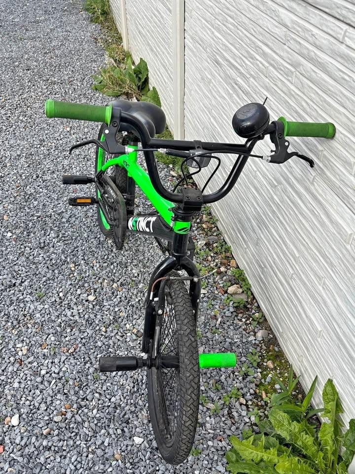 MBM Instinct BMX Freestyle 20 inch Zwart Groen, Fietsen en Brommers, Ophalen, 16 tot 20 inch, Staal, Zo goed als nieuw