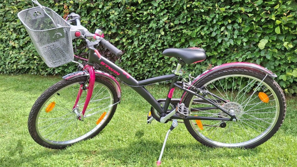 Vélo 24 pouces Poply 500, Enlèvement, Utilisé, BTwin Décathlon, Frein sur jante