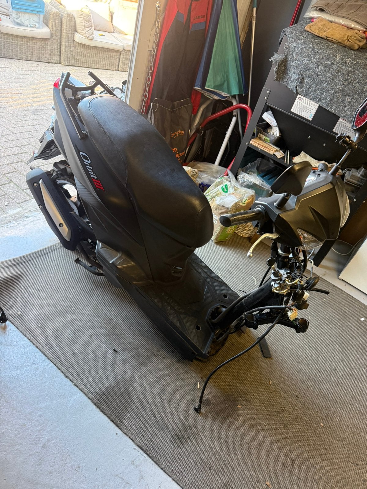 Sym orbit 3 zonder papieren, Fietsen en Brommers, Snorfietsen en Snorscooters, Ophalen, Zo goed als nieuw, SYM