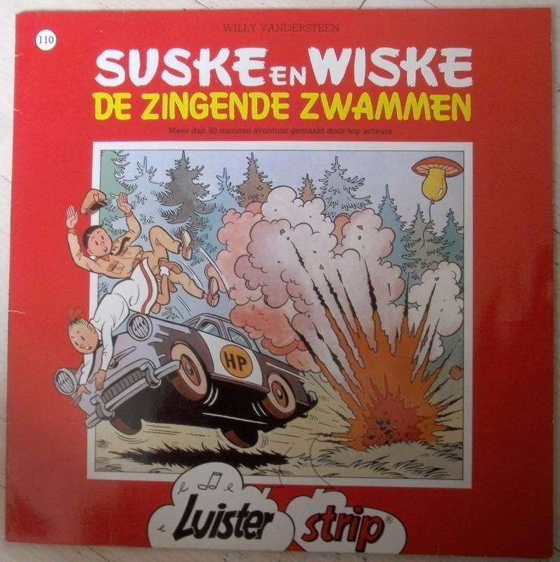 luister-strip LP Suske en Wiske - De zingende zwammen (1987), Ophalen of Verzenden, Suske en Wiske