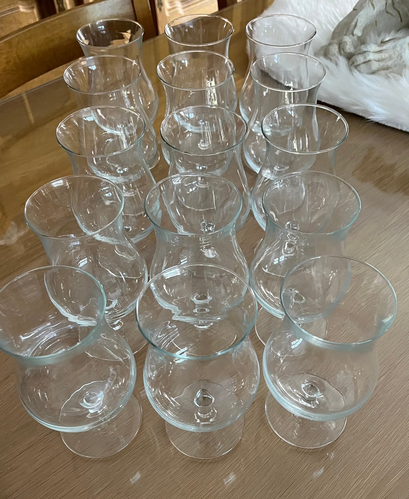 Wijn-cocktail-sangria glazen, Verzamelen, Glas en Drinkglazen, Ophalen, Zo goed als nieuw