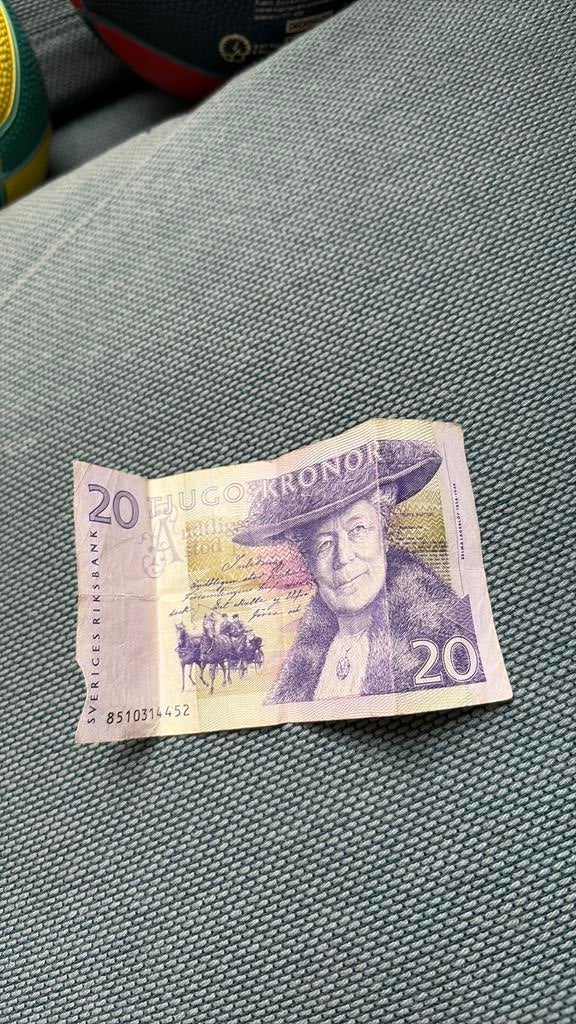 Zweedse kronen, Postzegels en Munten, Ophalen, Bankbiljetten