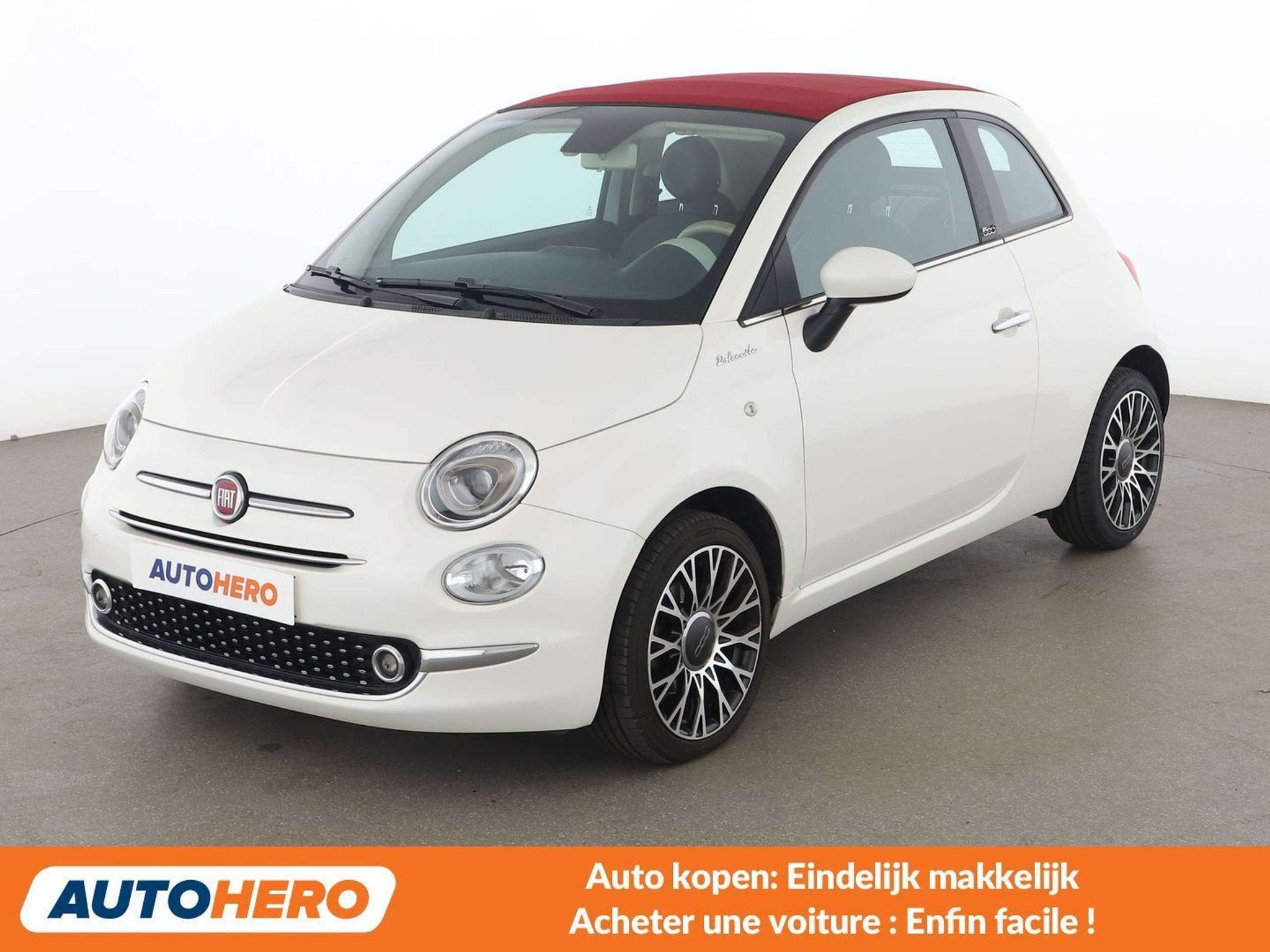 Fiat 500C 1.0 Mild-Hybrid Dolcevita (bj 2021), Auto's, Voorwielaandrijving, 4 zetels, Gebruikt, Cabriolet