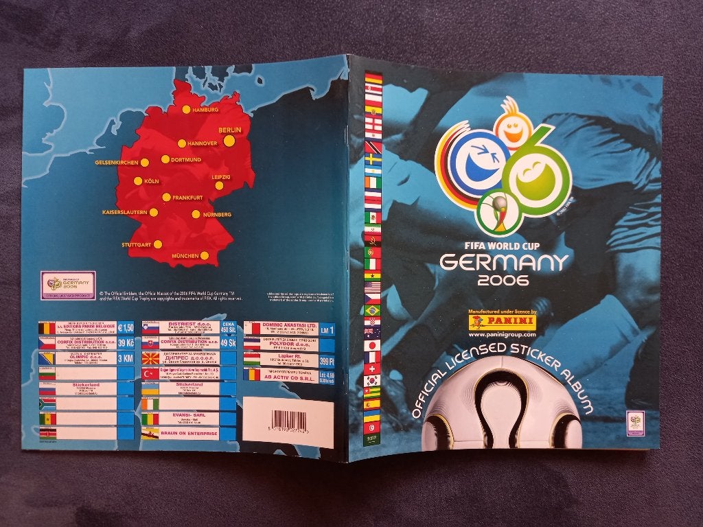 lege panini albums Football - WK - EURO, Ophalen of Verzenden, Nieuw, Meerdere plaatjes