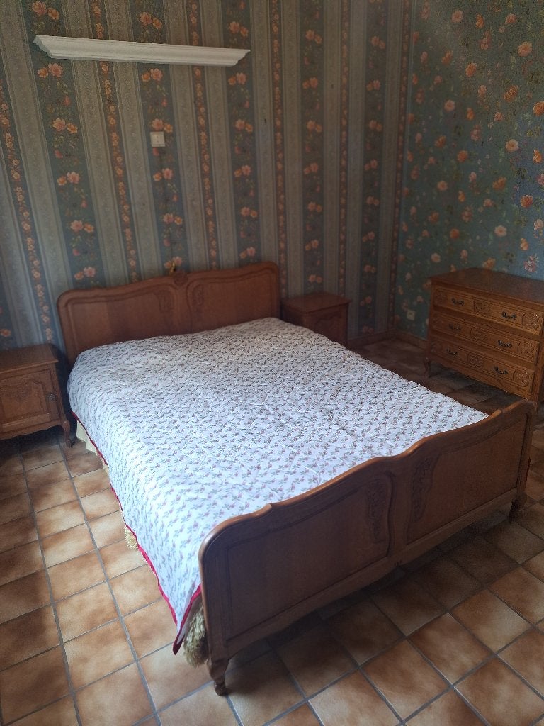 Chambre à coucher complète, Maison & Meubles, Enlèvement, Utilisé, Deux personnes, Rustique