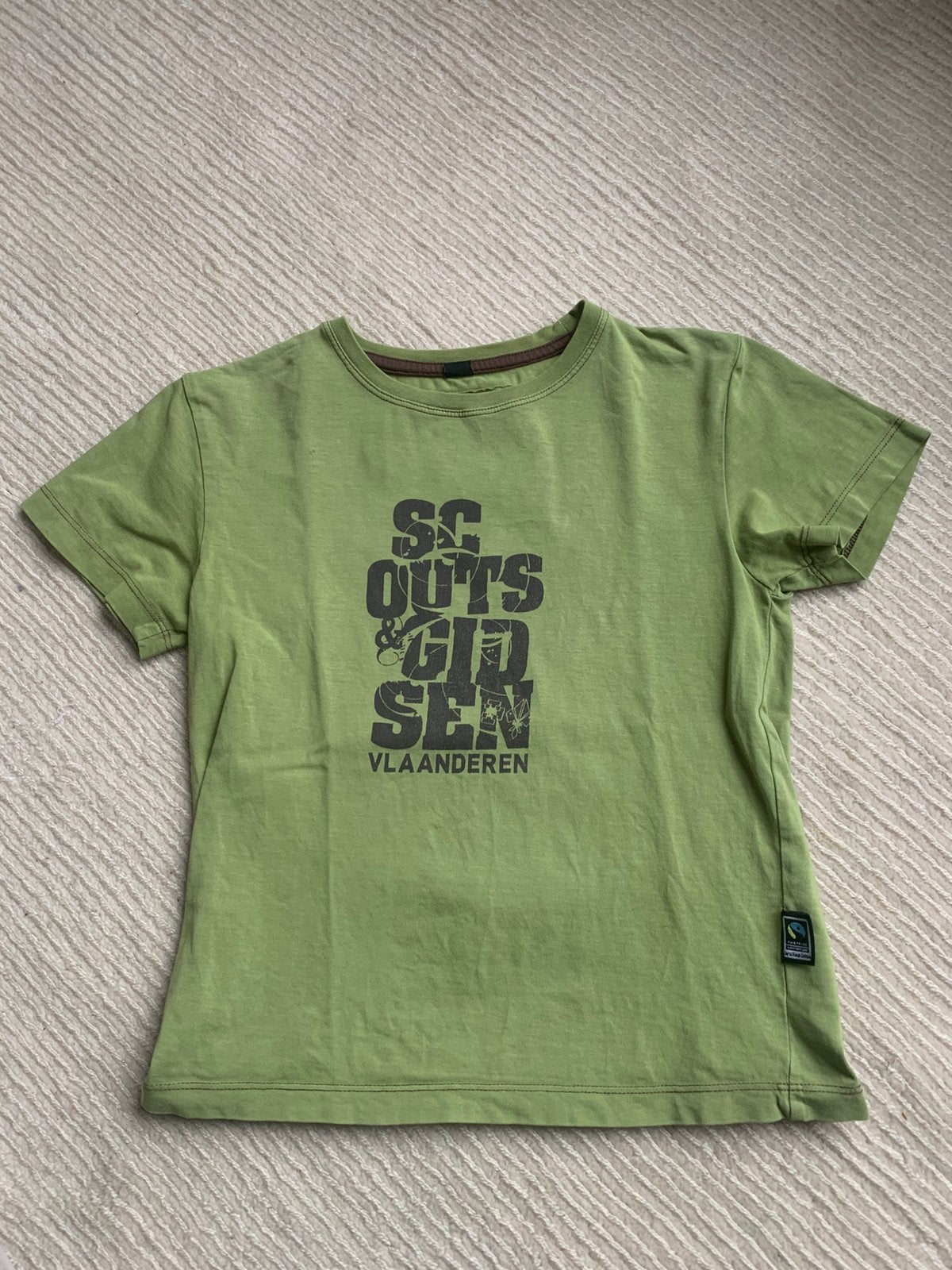 Scouts T-shirt Hopper maat 5/6 jaar, Ophalen, Gebruikt