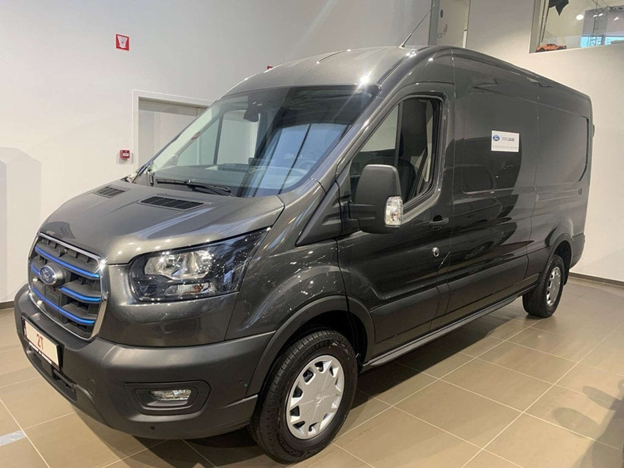 Ford E-Transit 183 PK L3 Full electric: Camera, cruise contr, Auto's, Automaat, Stof, 184 pk, Ford