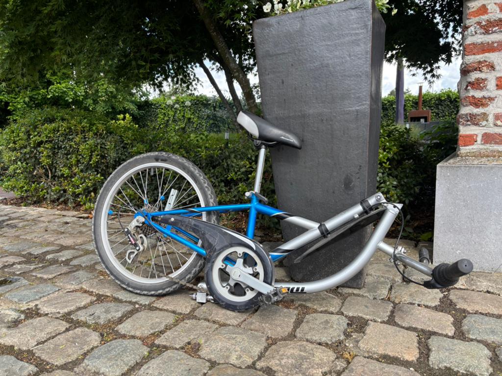 Aanhangfietsje in perfecte staat, Fietsen en Brommers, Ophalen, Gebruikt, Aanhangfiets, Opvouwbaar