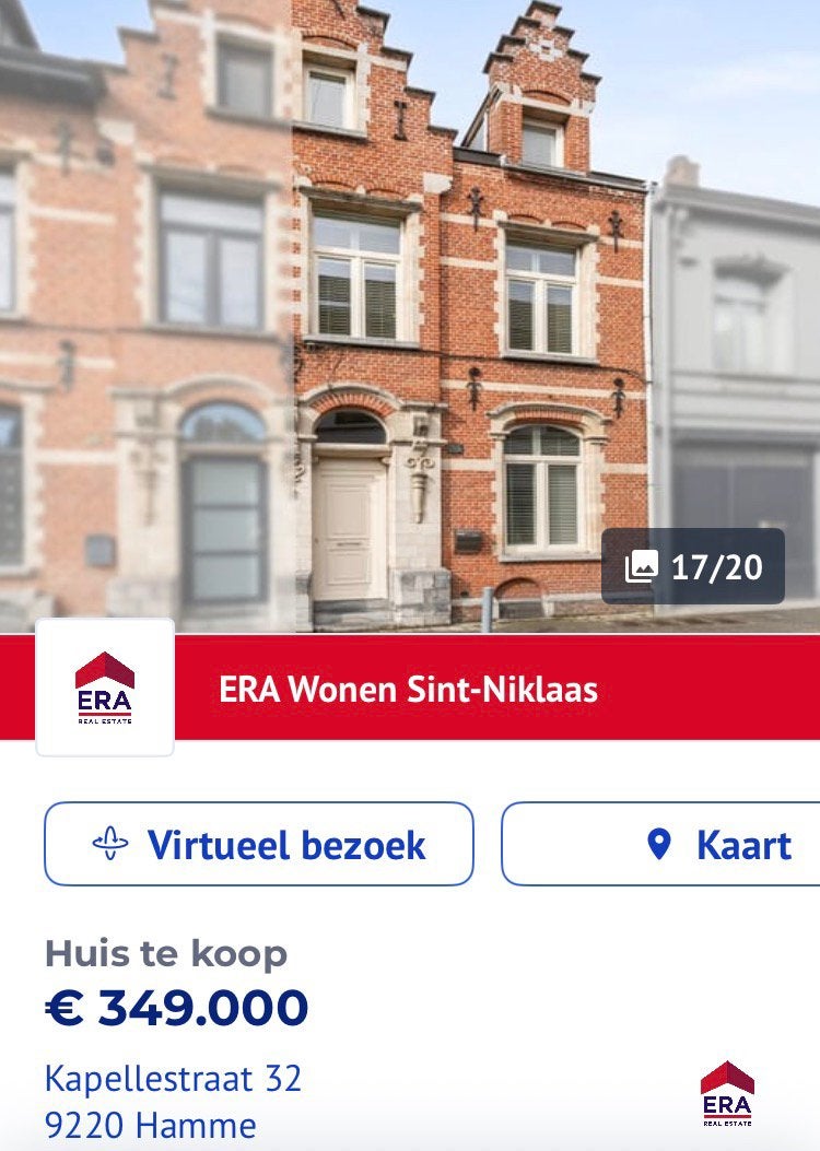 Volledig gerenoveerde woning in centrum Hamme, Immo, 180 m², Provincie Oost-Vlaanderen, Tot 200 m², 186 kWh/m²/jaar