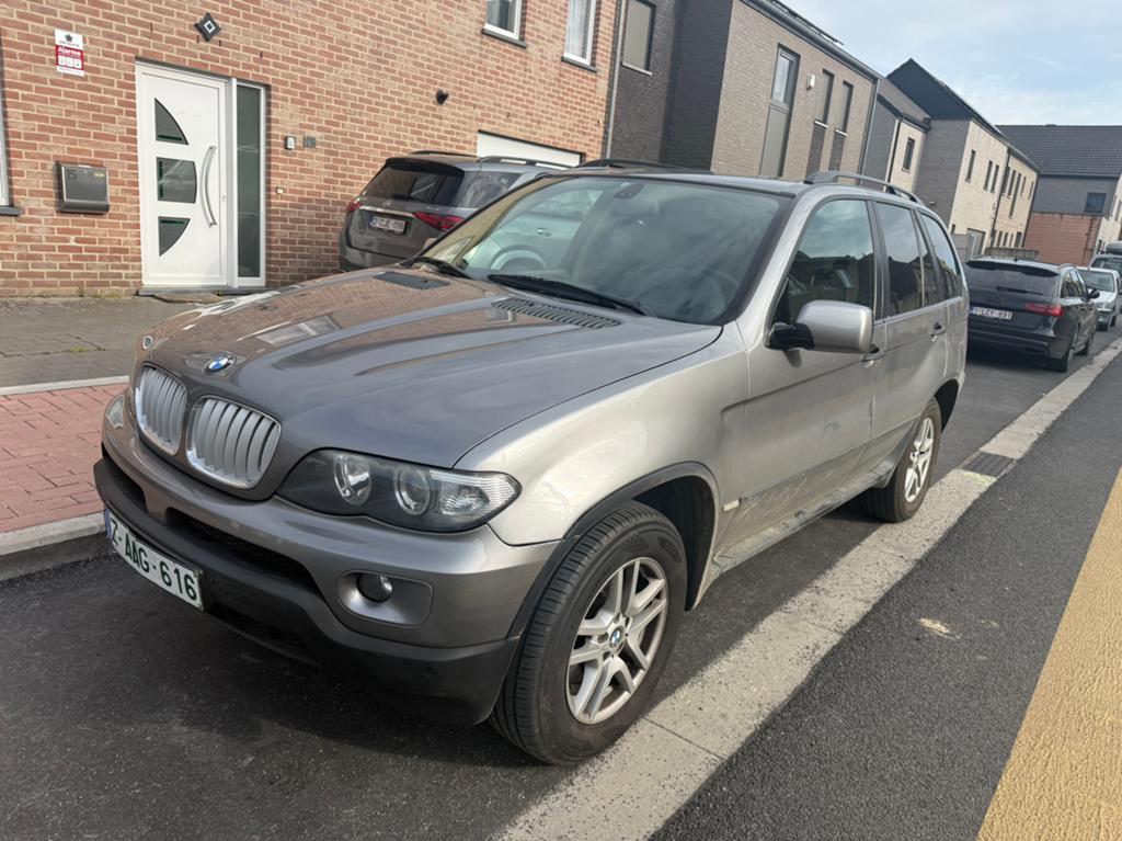 Bmw X5 3.0d tres propre 239.000km cuir clim, Cuir, Argent ou Gris, Achat, Electronic Stability Program (ESP)