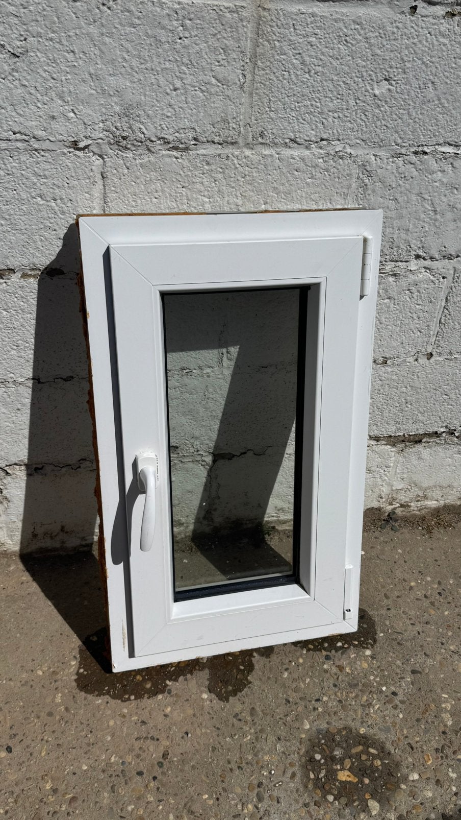 Kleine witte raam, Doe-het-zelf en Bouw, Glas en Ramen, Ophalen, Gevelraam of Ruit, Gebruikt, Minder dan 80 cm