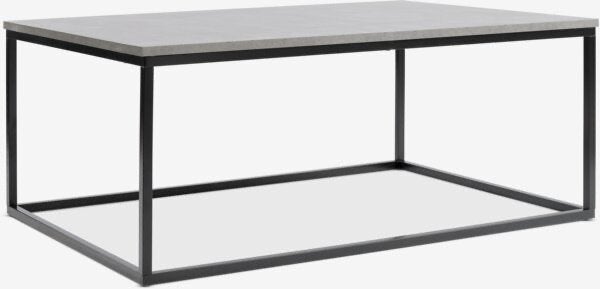 TABLE BASSE GRIS BETON, Ophalen, Kunststof, 100 tot 150 cm, Nieuw