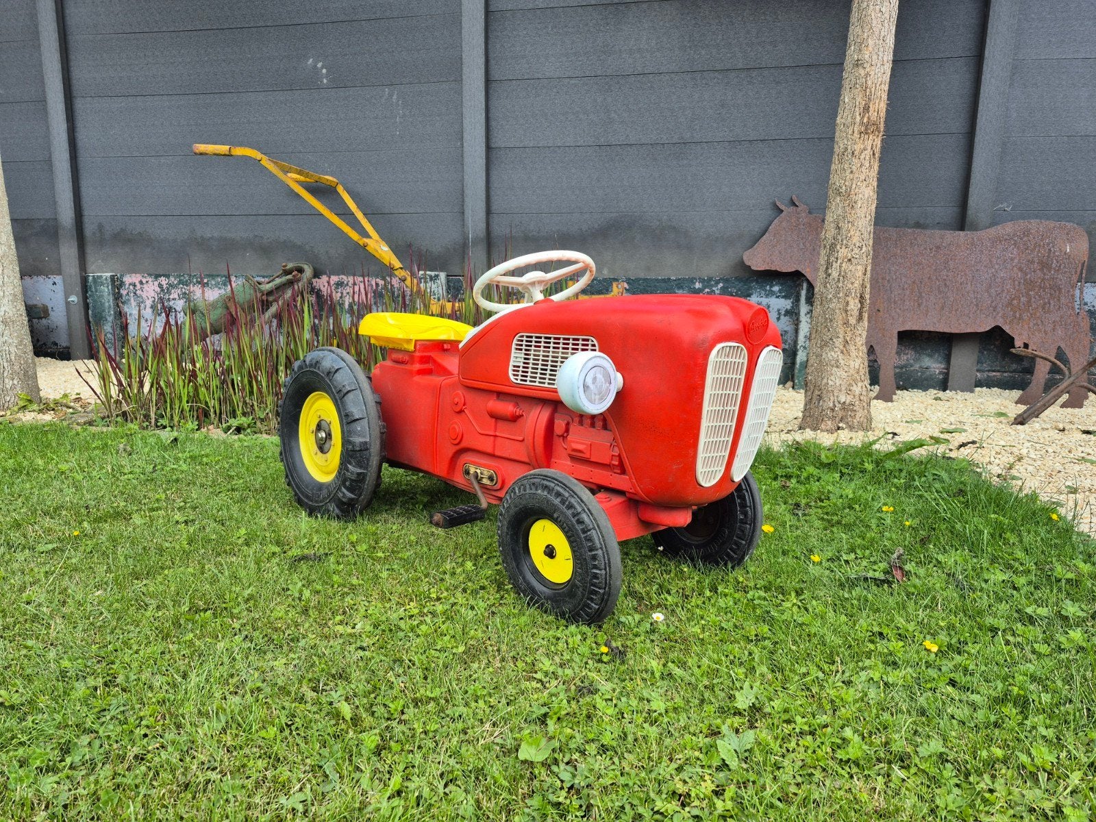 Geobra traptractor porsche, Kinderen en Baby's, Speelgoed | Buiten | Skelters, Ophalen