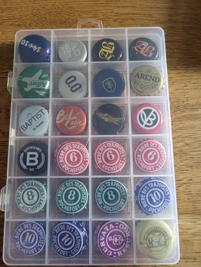 Kroonkurken dubbel België, Verzamelen, Biermerken, Ophalen of Verzenden, Gebruikt, Overige typen, Overige merken