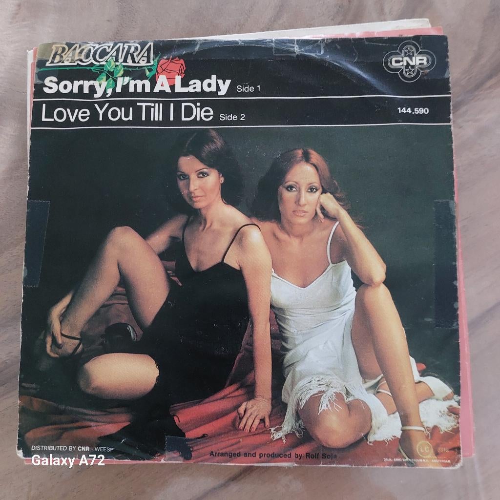 baccara sorry i m a lady, Cd's en Dvd's, Gebruikt, 7 inch, Single, Ophalen of Verzenden