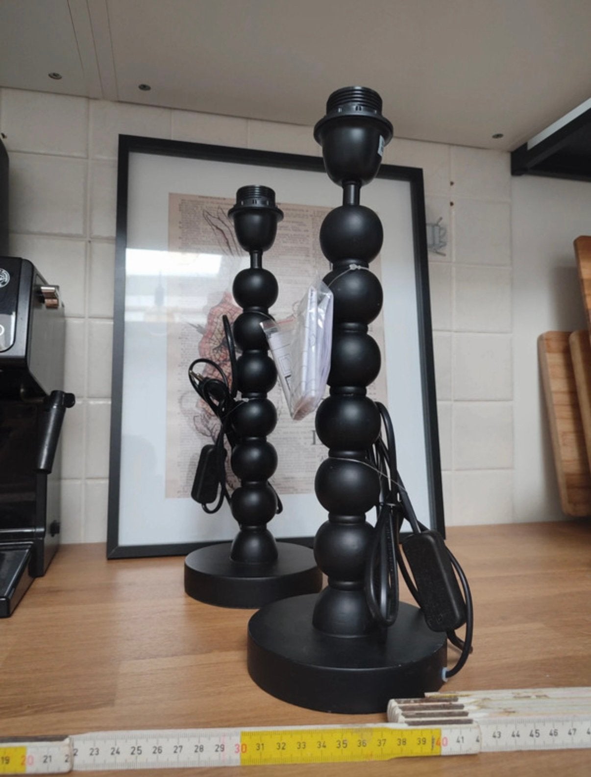 Set de deux pieds de lampe en bois, neufs, Maison & Meubles, Lampes | Lampes de table, Enlèvement ou Envoi, Bois