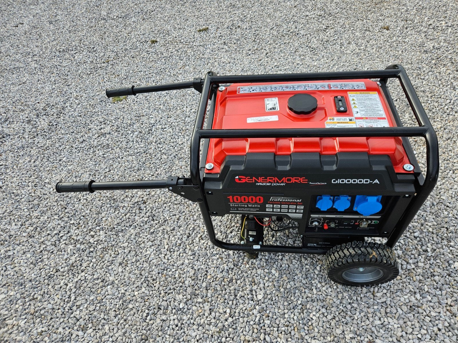 stroomgroep genermore 10kva, Enlèvement