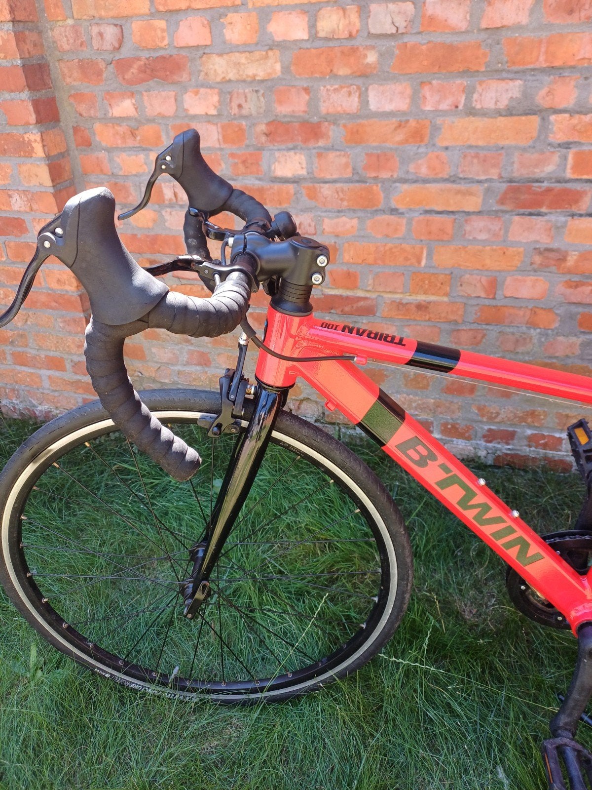 Mooie Kinder Koersfiets B-twin Triban 100, Fietsen en Brommers, Ophalen, 24 inch, Velgrem, B-Twin