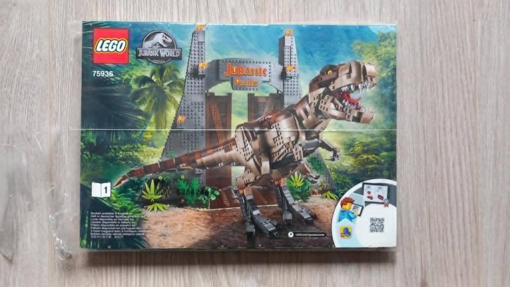 LEGO Jurassic Park – T. rex Chaos, Jurassic World, Lego, Ophalen of Verzenden, Zo goed als nieuw