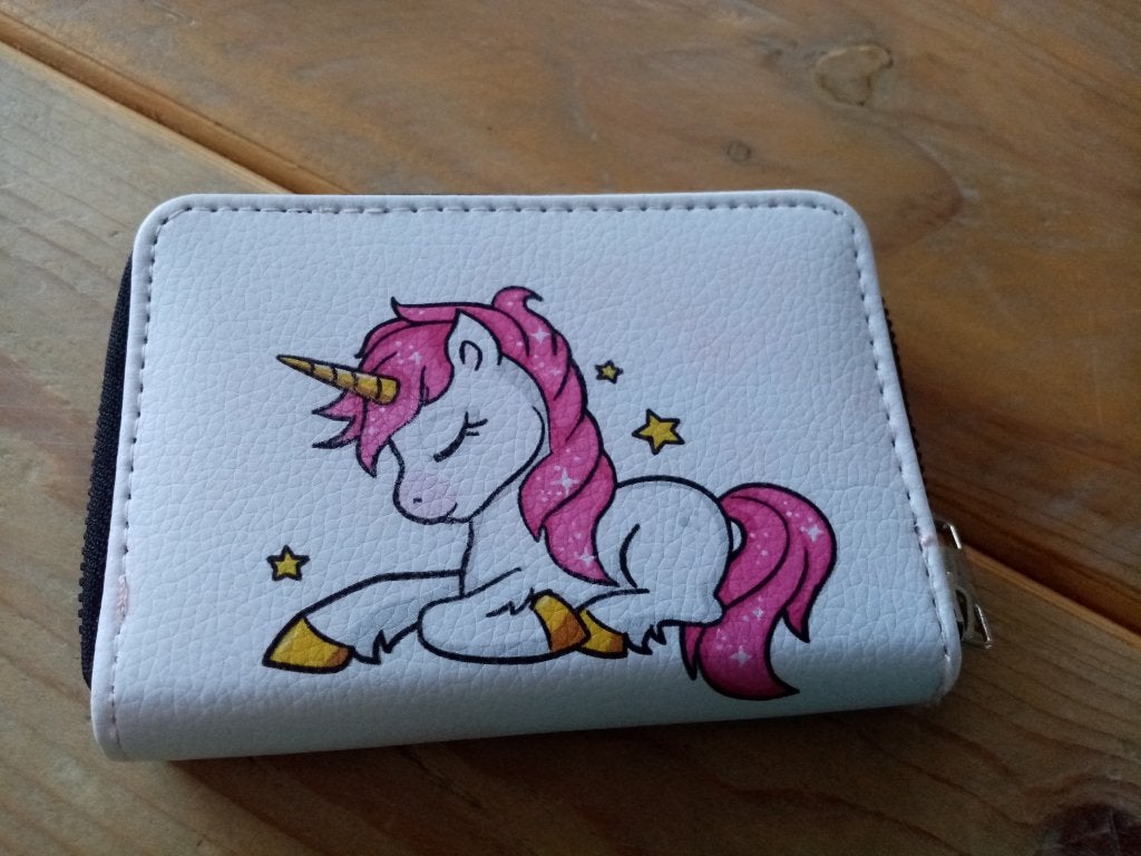 Portefeuille Unicorn, Enlèvement ou Envoi, Neuf, Blanc