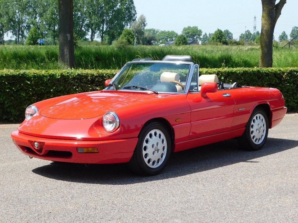 alfa Romeo Spider 2.0 1990, Autos, Beige, Entreprise, Boîte manuelle, 2 portes