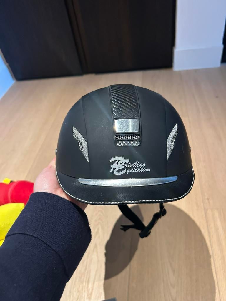 Paardrijtok met glitter, Dieren en Toebehoren, Paardrijkleding, Ophalen, Zo goed als nieuw