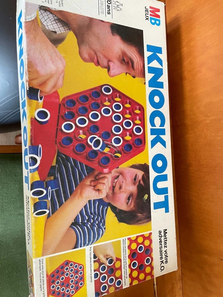 jeu vintage Knock Out MB (1979), 1 ou 2 joueurs, Enlèvement, Utilisé, MB spellen