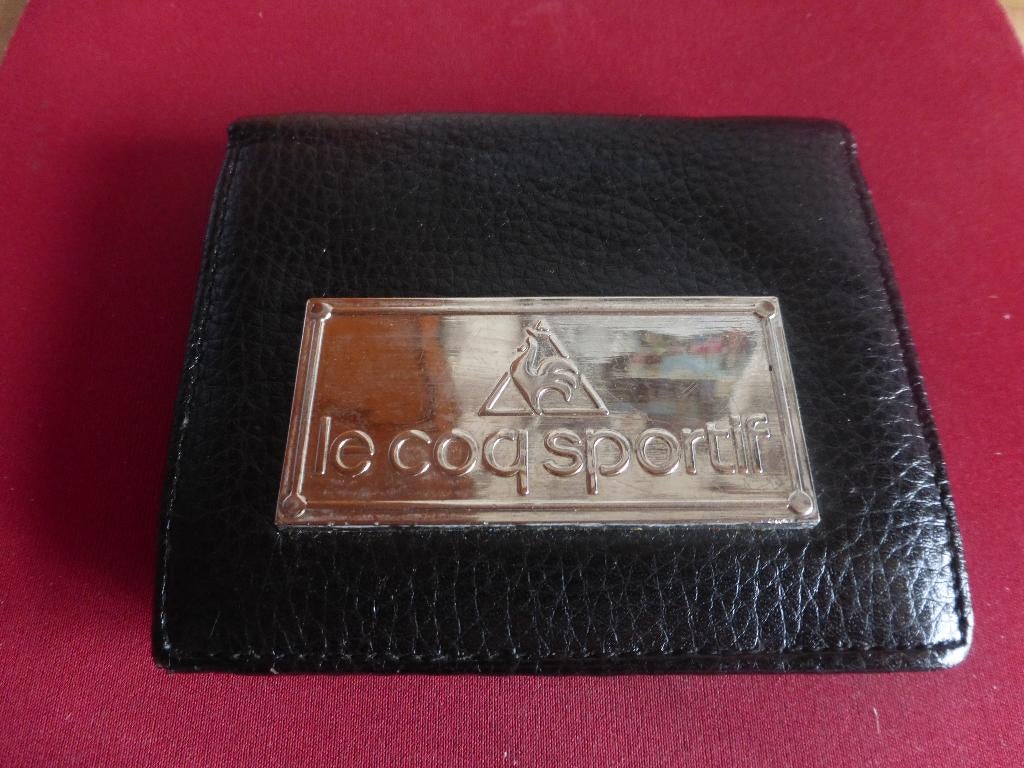 Portefeuille" Le Coq Sportif" Neuf, noir, Enlèvement ou Envoi, Neuf, Noir, Avec fermeture à pression