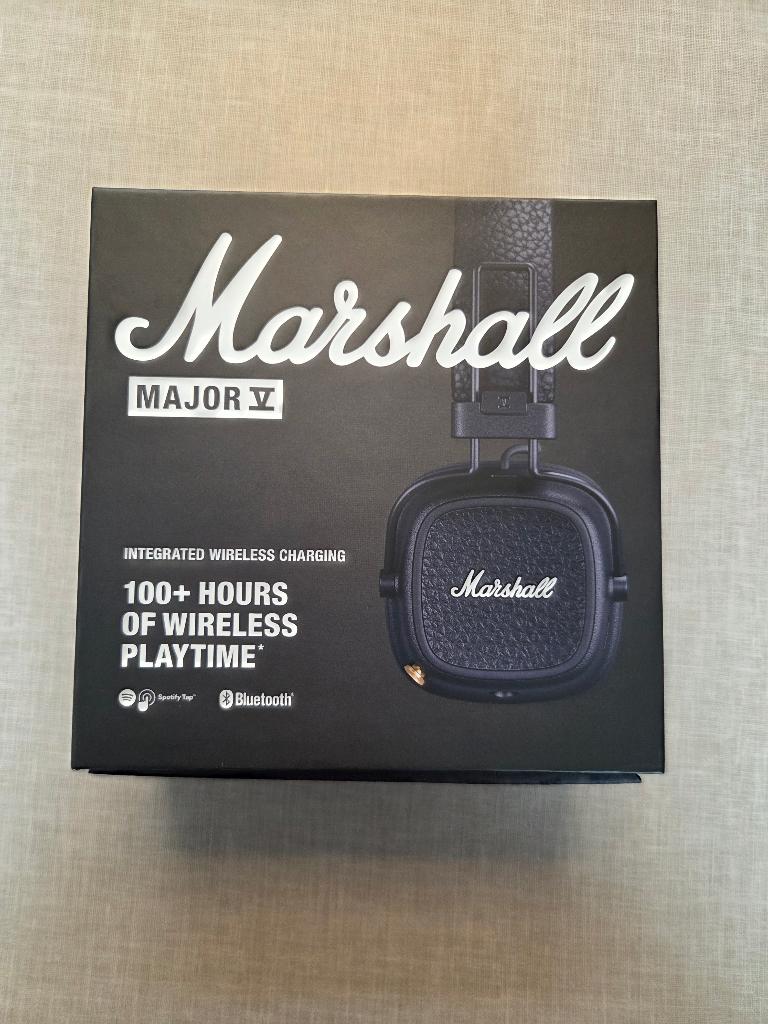 Marshall Major 5 blauwe koptelefoon, Audio, Tv en Foto, Hoofdtelefoons, Overige merken, Nieuw, Draadloos, Op oor (supra aural)