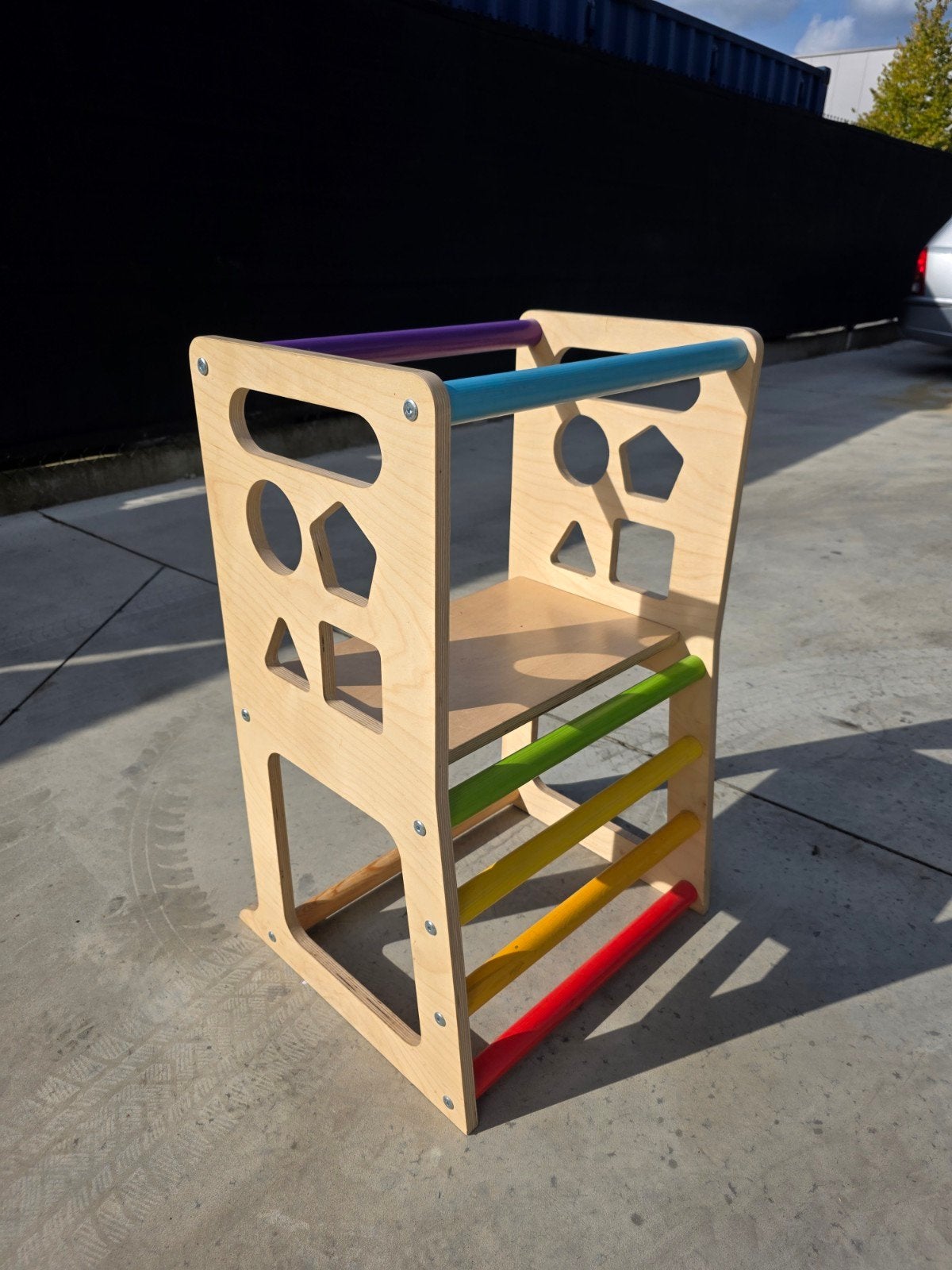 montessori Leertoren, Kinderen en Baby's, Ophalen, Zo goed als nieuw, Hout