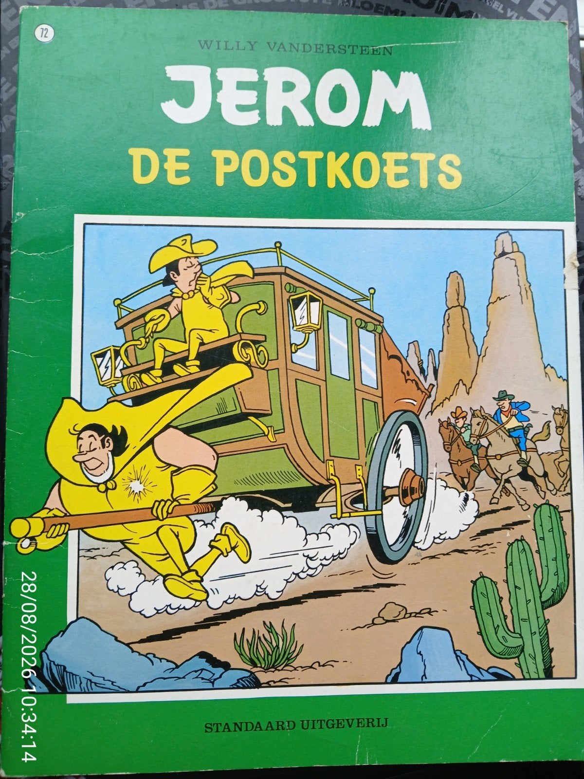 JEROM NR 72 DE POSTKOETS, Une BD, Enlèvement ou Envoi, Comme neuf, Willy vandersteen