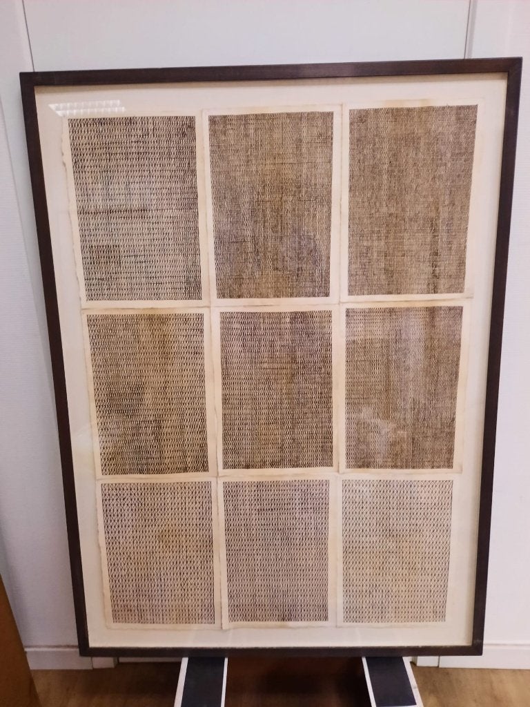 Inkt op papier, Ophalen