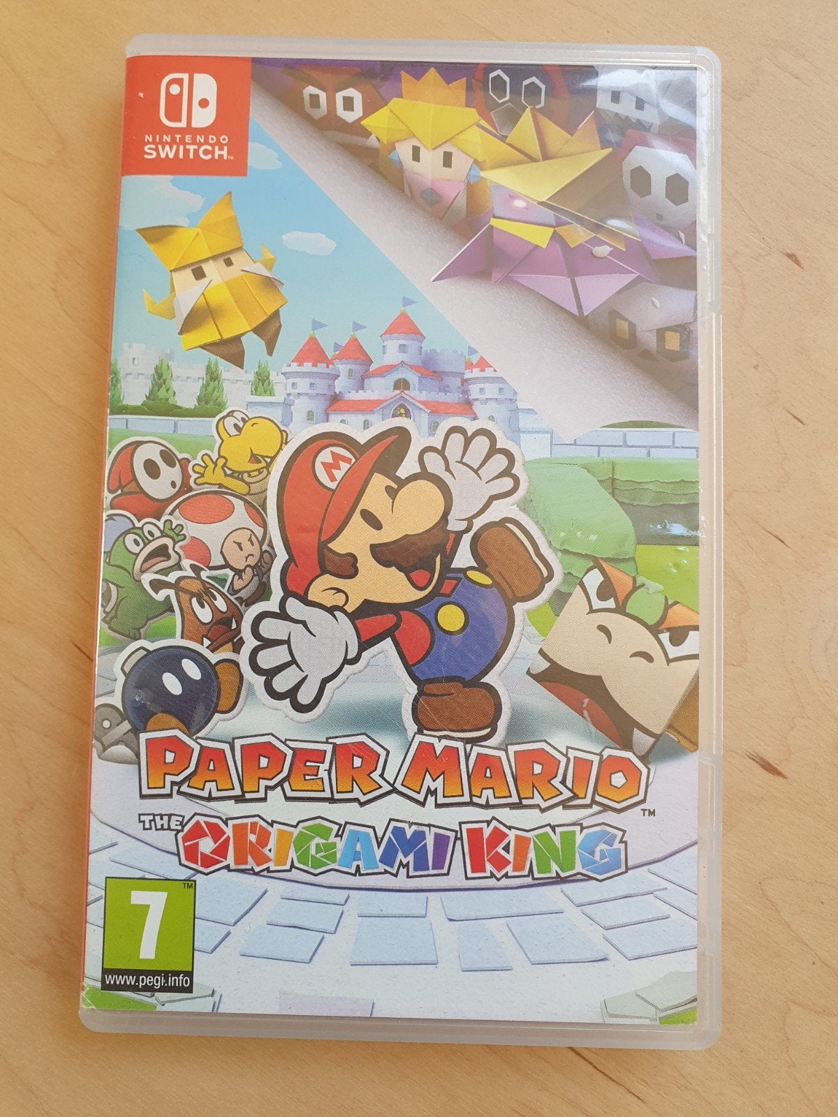 Paper Mario origami king., Enlèvement