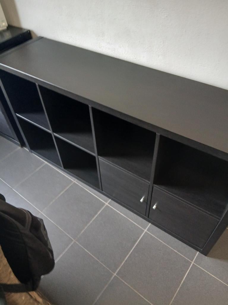 Etagere kallax ikea 8 cases avec inserts, Enlèvement, Comme neuf