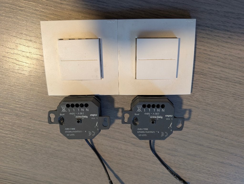 set niko easywave 5331-01 - dimmer draadloos schakelen, Enlèvement, Variateur
