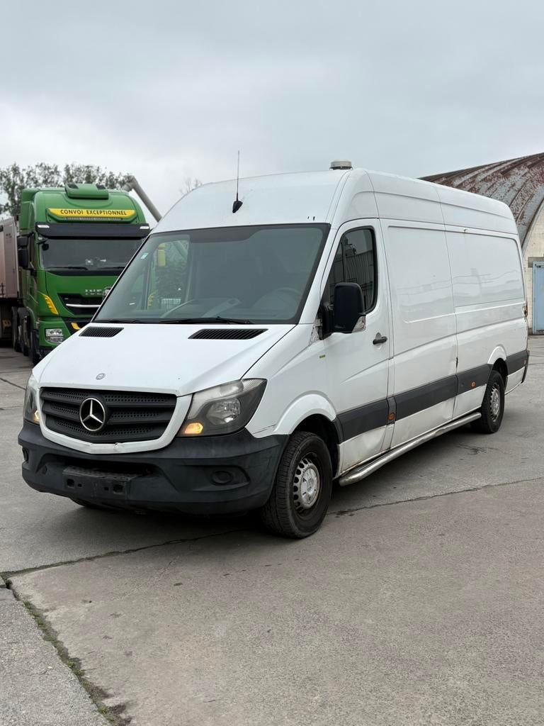 MERCEDES SPRINTER MAXI 316 2.2 DIESEL, Auto's, Euro 5, Zwart, Wit, Particulier