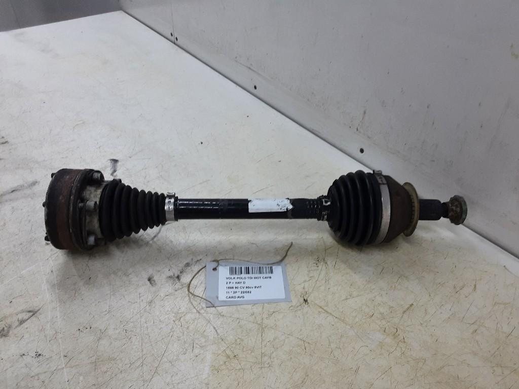 CARDAN AVANT GAUCHE (TRANSMISSION) Volkswagen Polo V (6R), Utilisé, Volkswagen