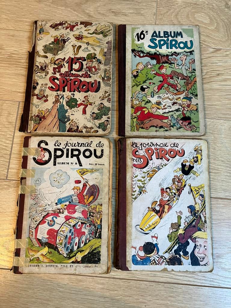 Les albums de Spirou 9 + 13 + 15 + 16, Enlèvement ou Envoi, Utilisé