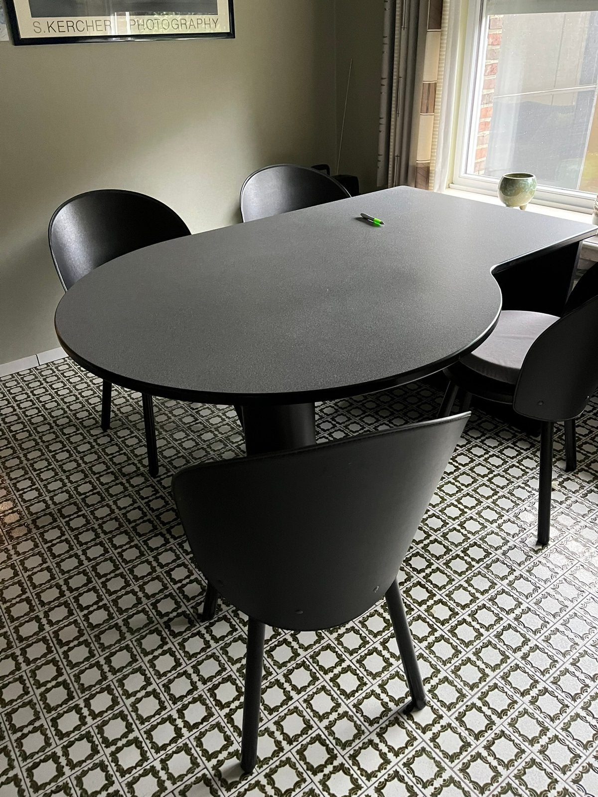 Keukentafel met 5 stoelen, Ophalen